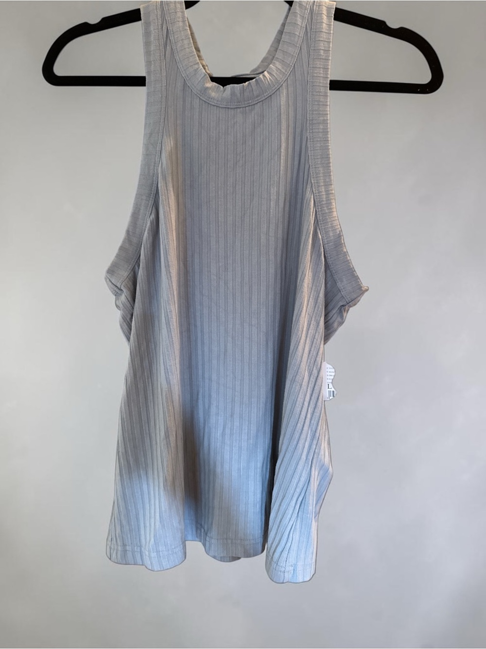 FP Movement by Free People Ribbed Tank Top in Light Gray - Picture 2 of 5
